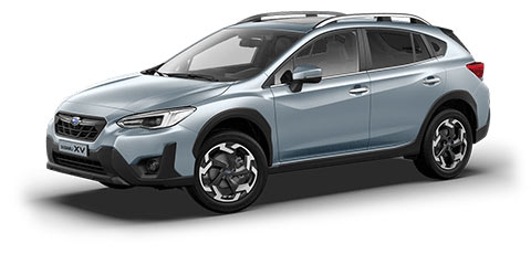 Обновленный Subaru XV Серо-голубой